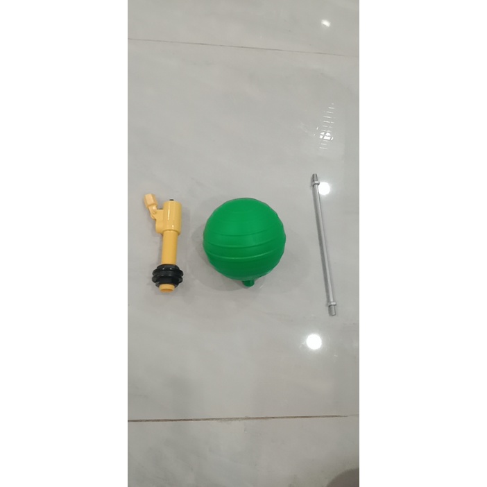 Van phao cơ nhựa màu xanh