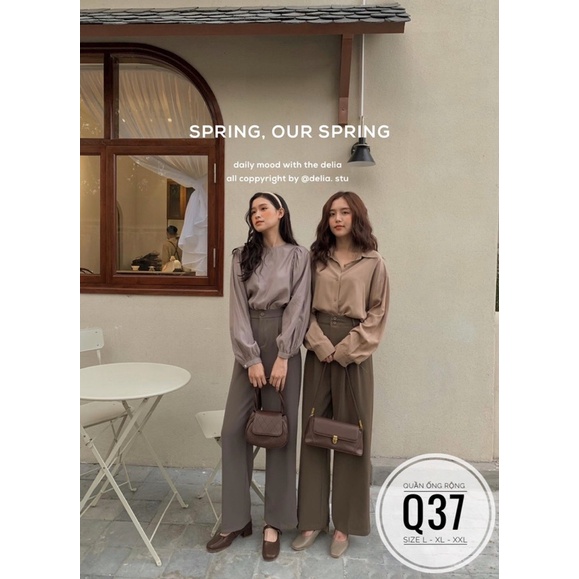 Bigsize Quần tây ống rộng Q37