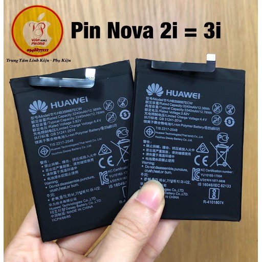 Pin Huawei Nova 3i (Nova 2i, Nova 2 Plus, G10) HB356687ECW - 3340mAh Original