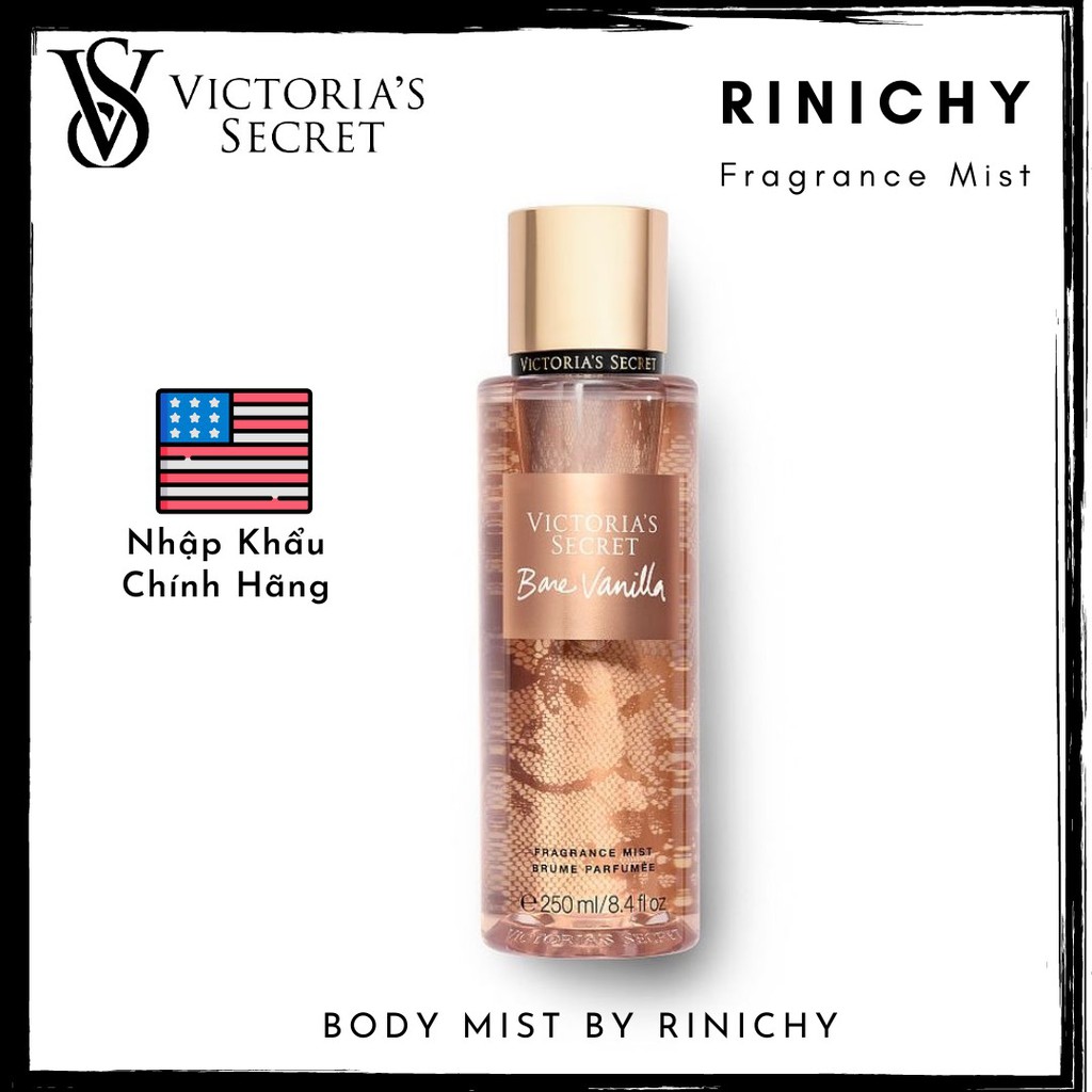 Xịt Thơm Body Mist Victoria’s Secret Bare Vanilla
