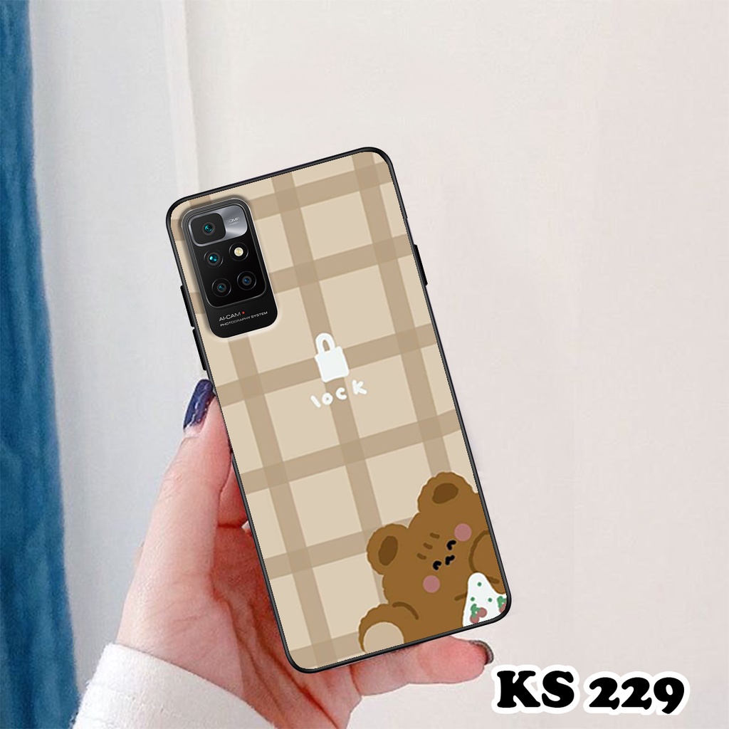 Ốp lưng Xiaomi Redmi 10 - Redmi 10A - Redmi 10C - Ốp in hình gấu bear ngộ nghĩnh