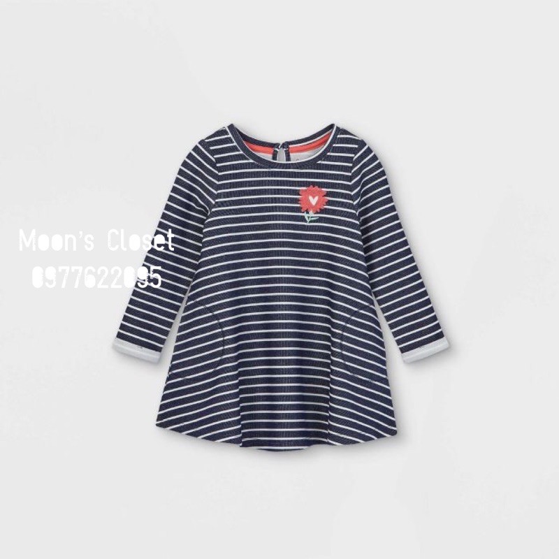 Váy nỉ Cat&amp;Jack xuất dư size 12m-5T