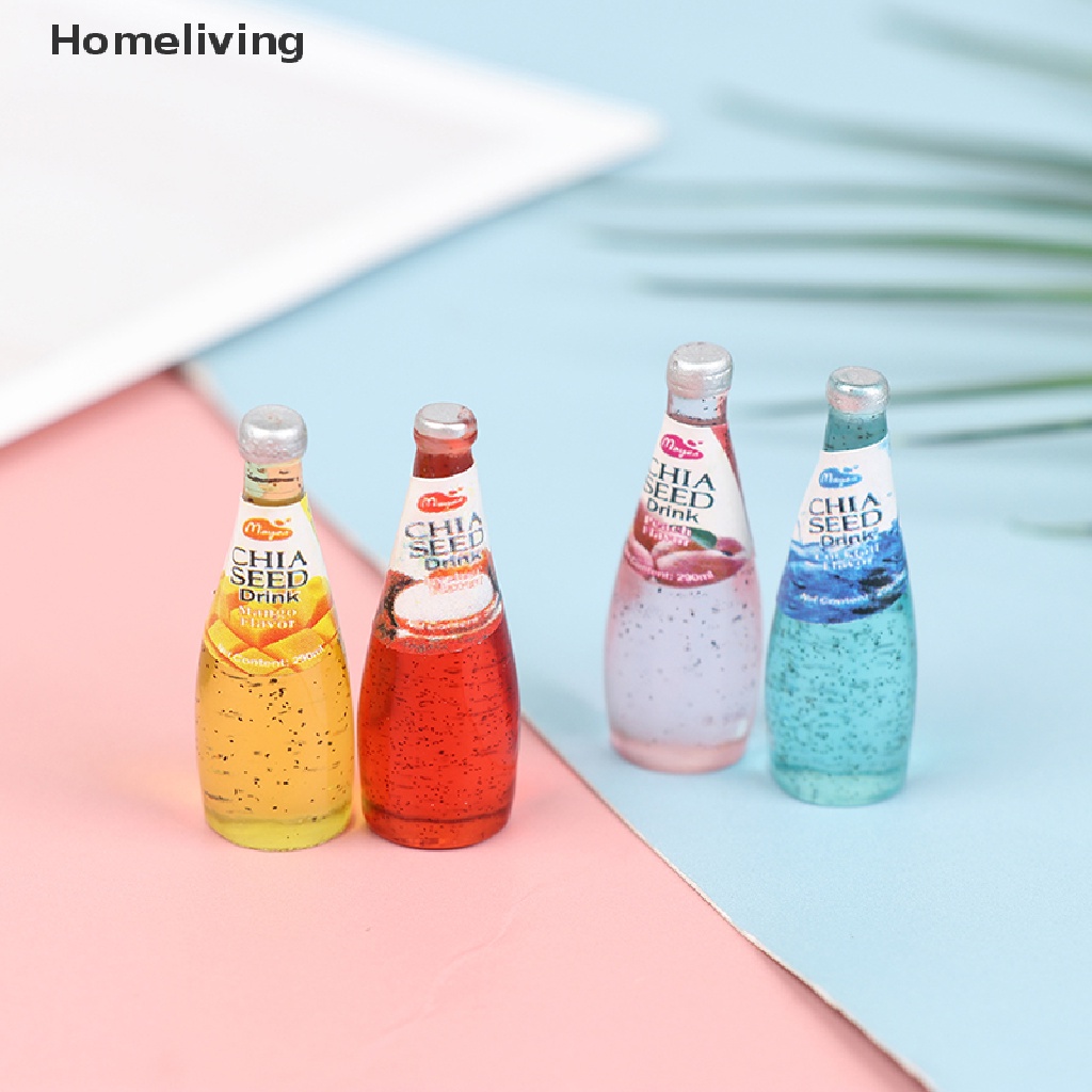 Set 10 Ly Nước Ngọt Mini Tỉ Lệ 1: 12 Dùng Để Trang Trí Nhà Búp Bê