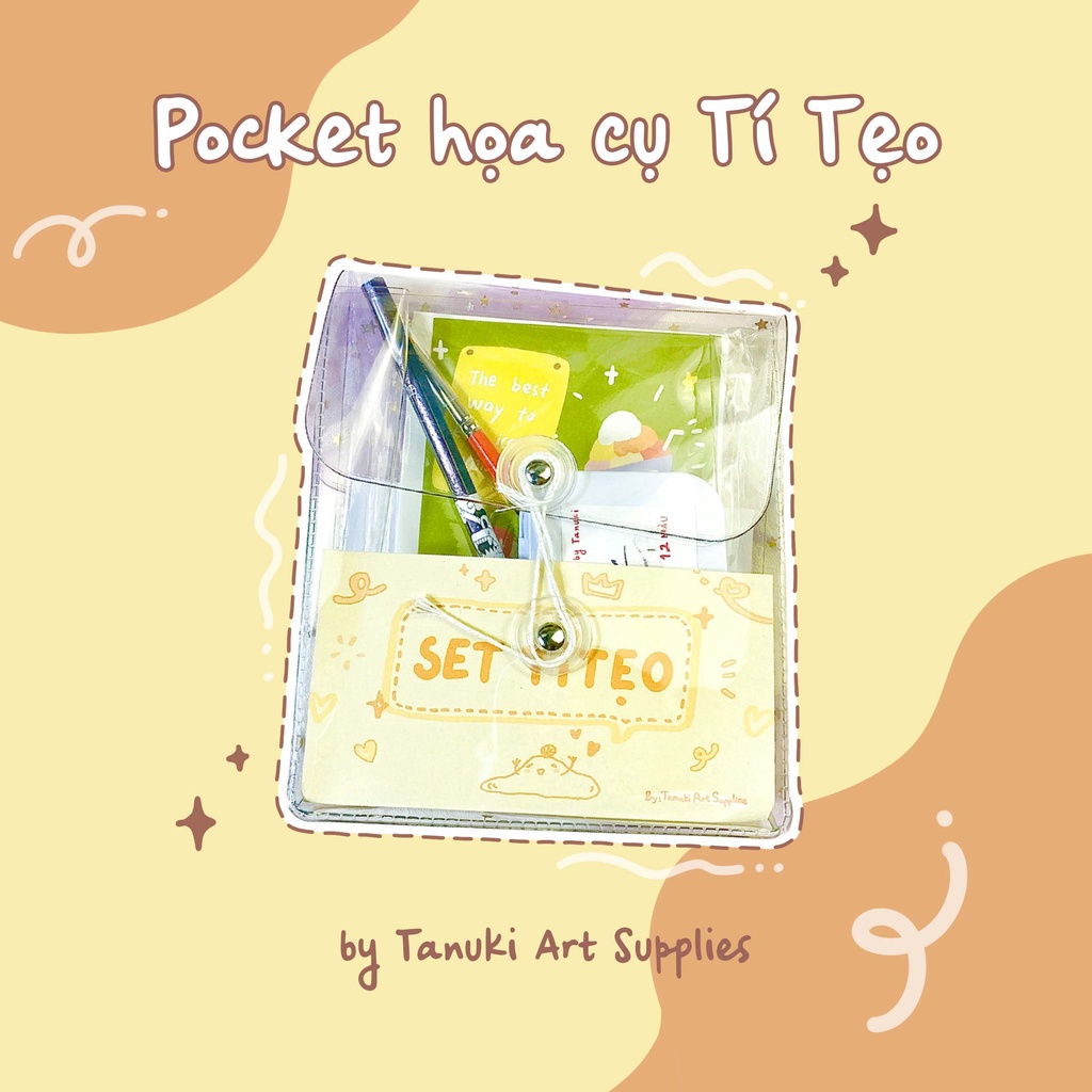 Set Tí Tẹo - set màu nước cho người mới bắt đầu