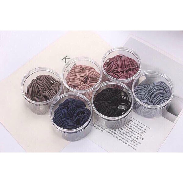 SET 100 DÂY BUỘC TÓC NỮ NHIỀU MÀU. | BigBuy360 - bigbuy360.vn