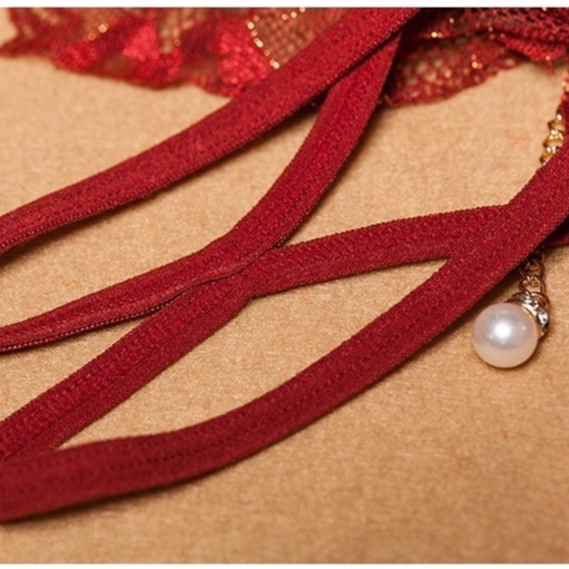 Quần Lót Ren Trong Suốt Gợi Cảm 35kg-58kg ZT007#Bộ Đồ Lót Phối Ren Gợi Cảm Quyến Rũ 2256