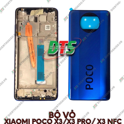 Vỏ xiaomi poco x3 /poco x3pro xanh