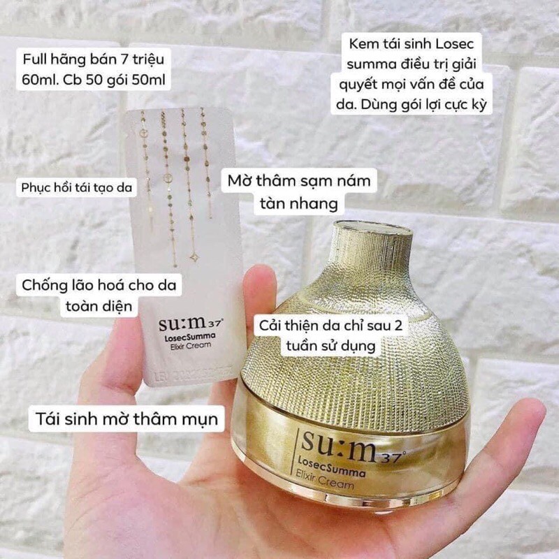 Kem dưỡng Sum Losec Summa Elixir Cream 10 gói