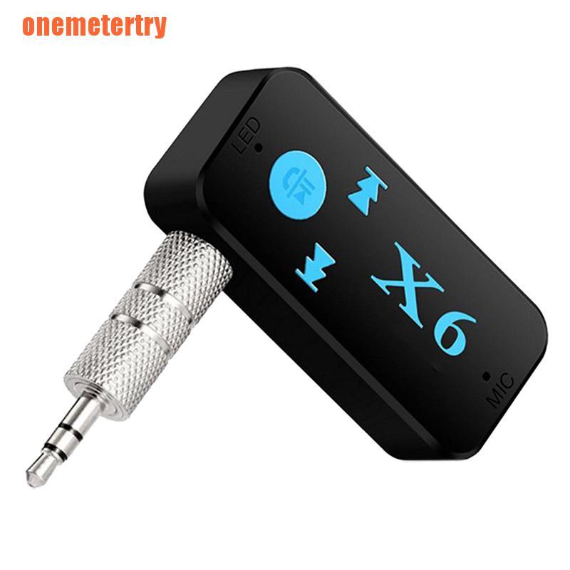 X6 Wireless Bluetooth Receiver 3.5mm Jack AUX Audio Stereo Music MIC Car