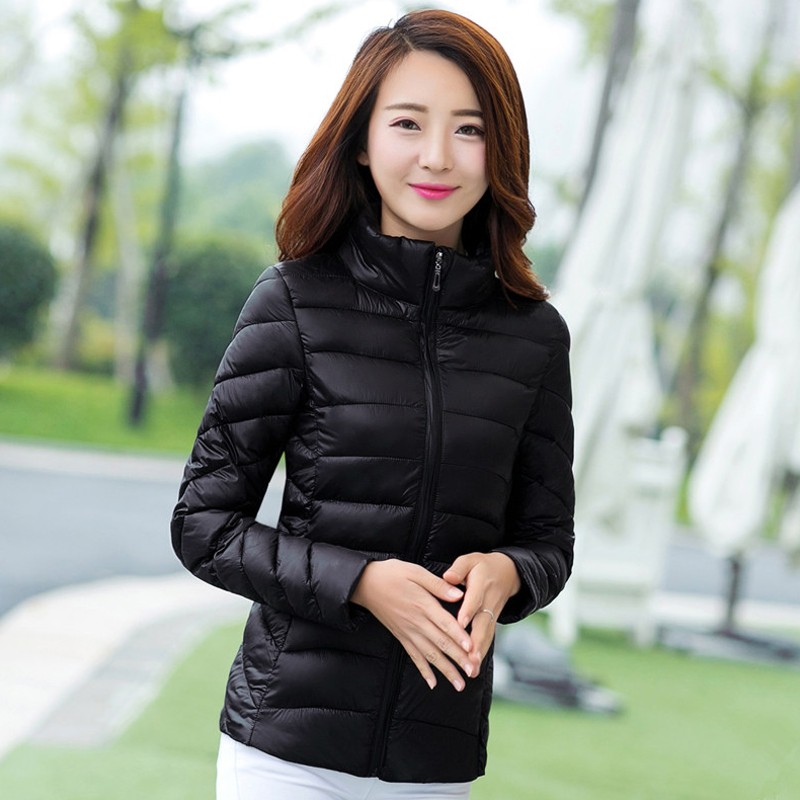 Áo Phao Nữ Ngắn Siêu Nhẹ Trung Niên Thanh Lịch AK112 - Hàng Quảng Châu Cao Cấp