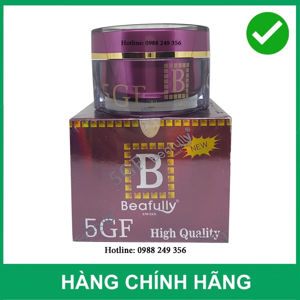 Kem Dưỡng Trắng Cao Cấp Chống Lại 13 Dấu Hiệu Lão Hóa 5GF Beafully 50G