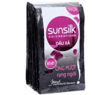 10 gói xả sunsilk óng mượt hsd: 3 năm kể từ ngày sản xuất