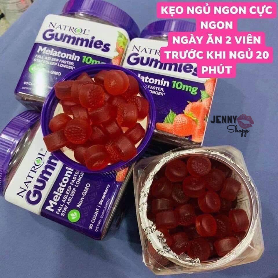 Kẹo Dẻo Ngủ Ngon Natrol Gummies Melatonin