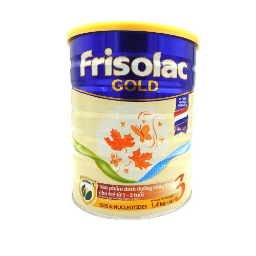 1 lon sữa Frisolac Gold 3 loại bột 1.4Kg
