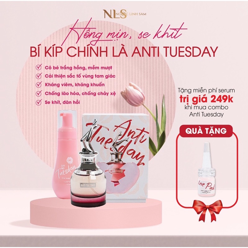 Dung Dịch Vệ Sinh Say no tuesday NLS - Giúp Khử Mùi, Chống Viêm, Kháng Khuẩn 150ml