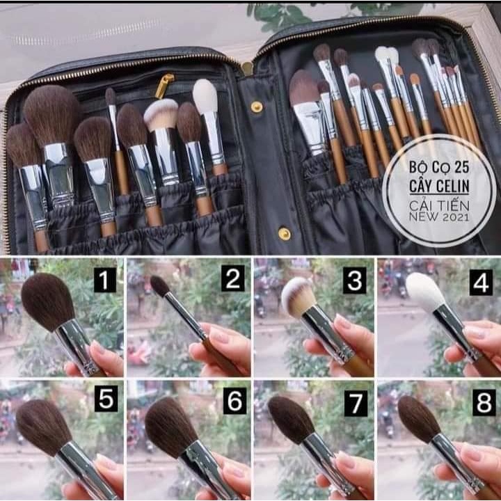 Bộ cọ chuyên nghiệp Celin 25 cây cải tiến mới nhất luôn sẵn tại. giá tốt nhất