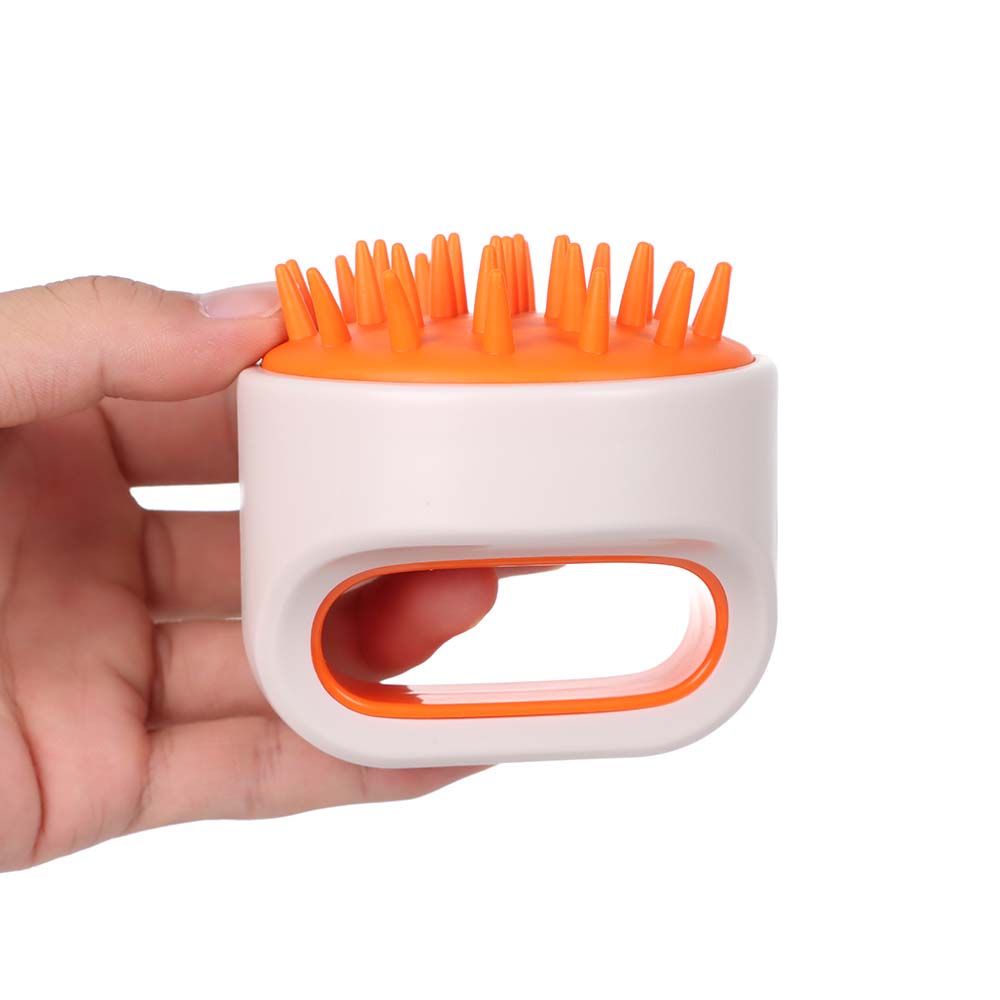 [Hàng mới về] Bàn chải gội đầu silicon mát xa da đầu thoải mái phối màu tương phản đẹp mắt