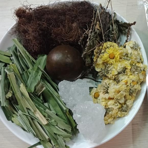 NGUYÊN LIỆU NẤU NƯỚC SÂM LẠNH, NƯỚC MÁT HOA CÚC 7 VỊ THANH MÁT CHO NGÀY HÈ (PHẦN NẤU 3-5 LÍT)