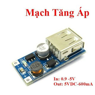Mạch tăng áp 0.9~5v lên 5vdc - 600ma tích hợp cổng usb