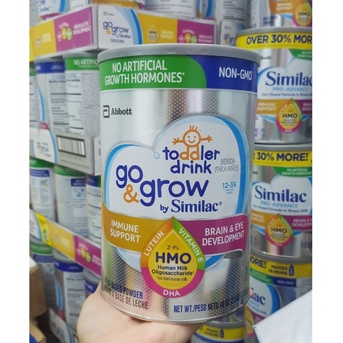 Sữa Bột Similac Go&amp;Grow Toddler Drink Cho Bé Từ 12-36 Tháng - 1.13kg Mỹ (Mẫu Mới)