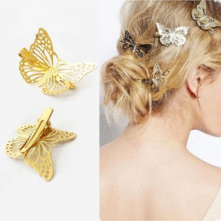 💥FOLLOW TẶNG 3K💥HÀNG CÓ SẴN💥 Kẹp Tóc Kim Loại Hình Bướm Vintage Cho Nữ Thanh Lịch Sang Trọng