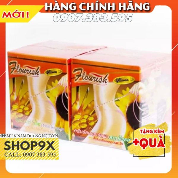 Kem Massage Giảm Mỡ Bụng Gừng Ớt Flourish Thái Lan 500ml