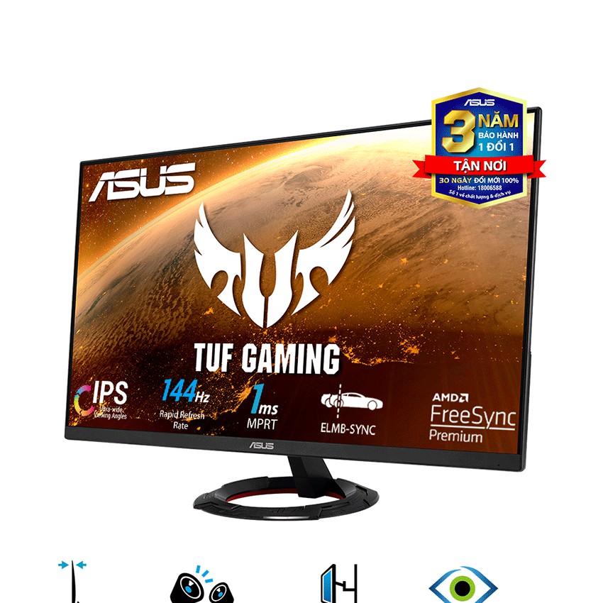 Màn hình ASUS TUF Gaming VG279Q1R Monitor  27″, FHD, IPS, 144Hz, 1ms MPRT, FreeSync Premium mới chính hãng | BigBuy360 - bigbuy360.vn