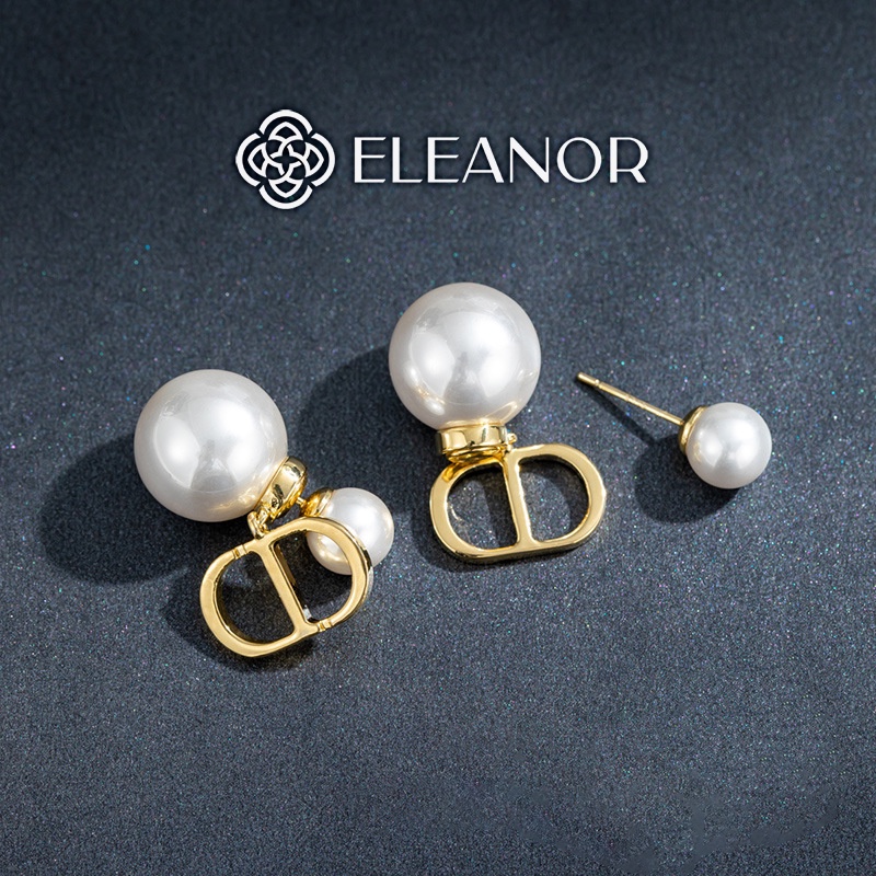 Bông tai nữ Eleanor Accessories ngọc trai nhân tạo phụ kiện trang sức quý phái