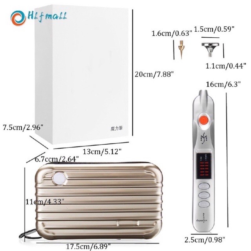 Máy plasma mini nhấn mí,đốt mụn thịt,mụn ruồi