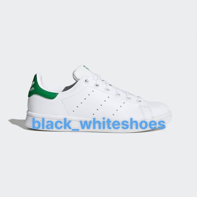 [Hình thật, fullbox] Giầy sneaker stan mith trắng gót xanh