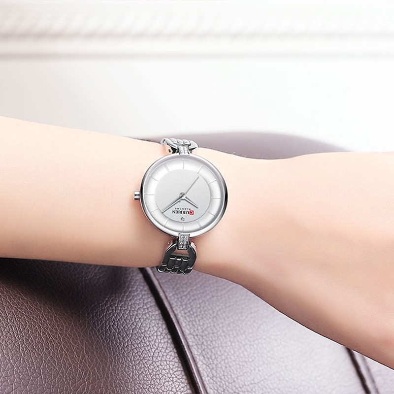 Đồng Hồ Quartz CURREN 9052 Chống Thấm Nước Chất Liệu Thép Không Gỉ Sang Trọng