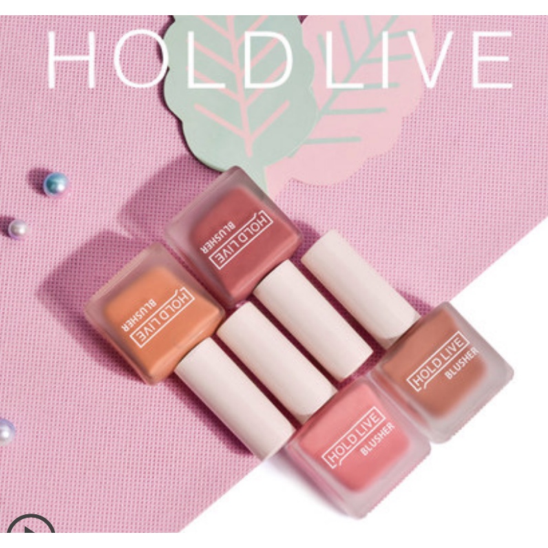 Má hồng dạng kem Hold Live Fruit Juice Blusher, óng ánh tự nhiên, bền màu không thấm nước (12.5g) | BigBuy360 - bigbuy360.vn