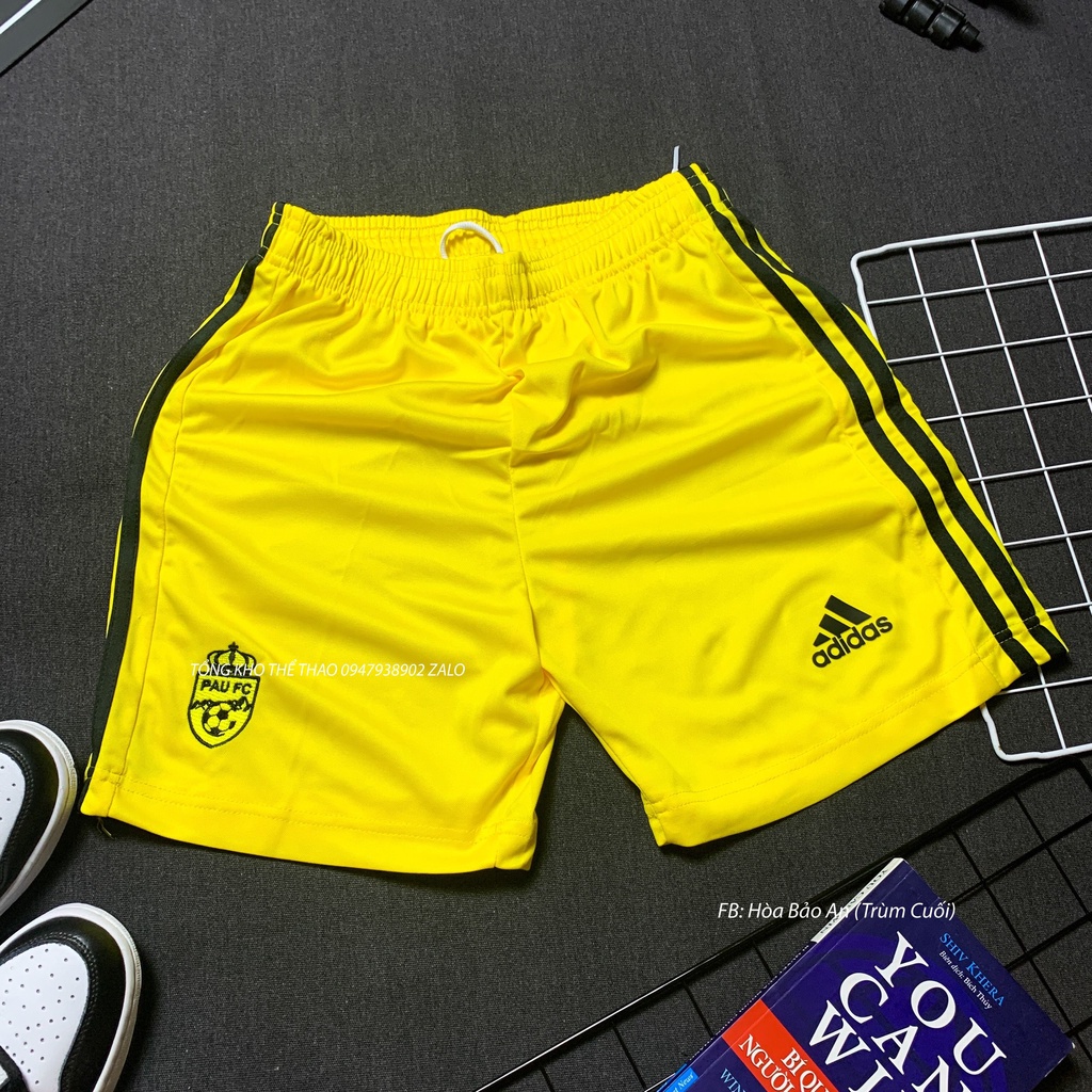 Bộ Quần Áo Bóng Đá Cầu Thủ Quang Hải-Quần Áo Bóng Đá CLB Pau FC- Vải Gai Thái Cao Cấp