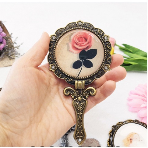Gương/Kiếng Mini Cổ Điển Chụp Ảnh Sản Phẩm Nghệ Thuật