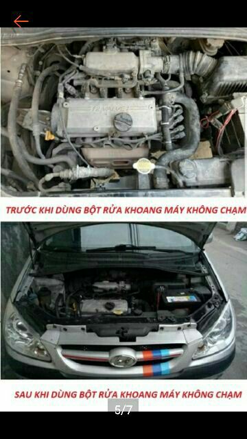 Bột Rửa Lazang khoang máy không chạm