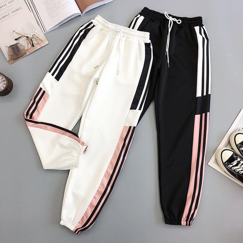 Sports pants Harem Trousers Loose Model High Waist Harajuku Style for Women