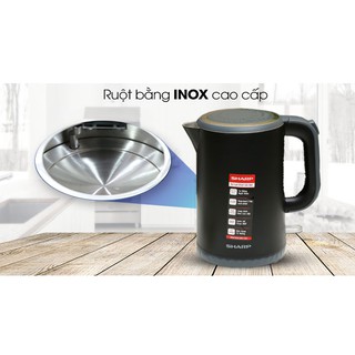 [Oder] - Bình Đun Siêu Tốc 2 Lớp Sharp EKJ-17VPS-BK