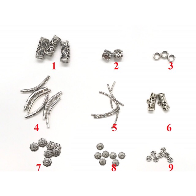 Mẫu mặt xi bạc làm vòng - túi 5 chiếc (part 2)
