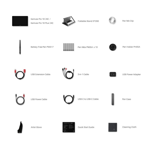 Bảng vẽ LCD Huion Kamvas Pro 16