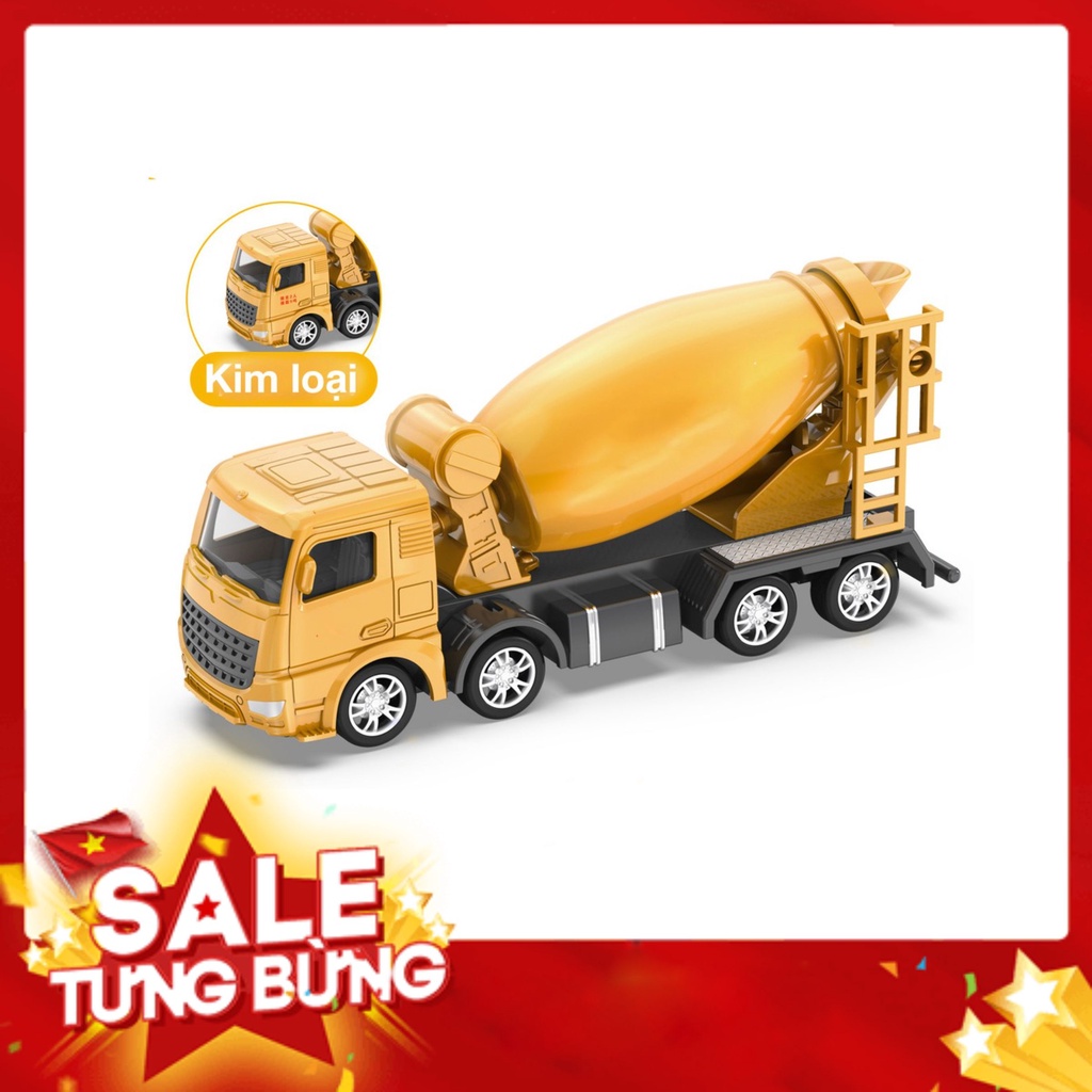 Xe đồ chơi mô hình công trình xây dựng cho bé nhựa an toàn, bền đẹp rất nhiều chủ đề