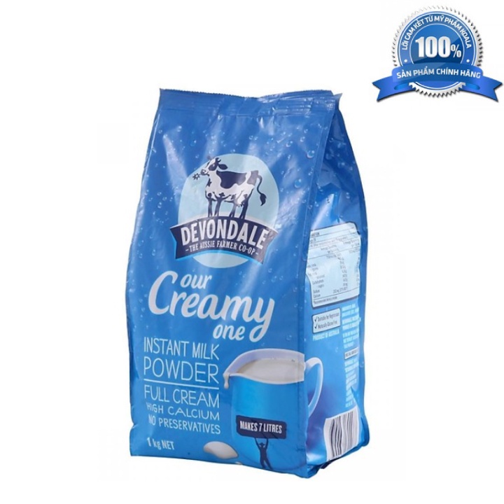 [SenXanh Emart] Sữa Devondale Bột 1kg - Sữa Nhập Khẩu Úc