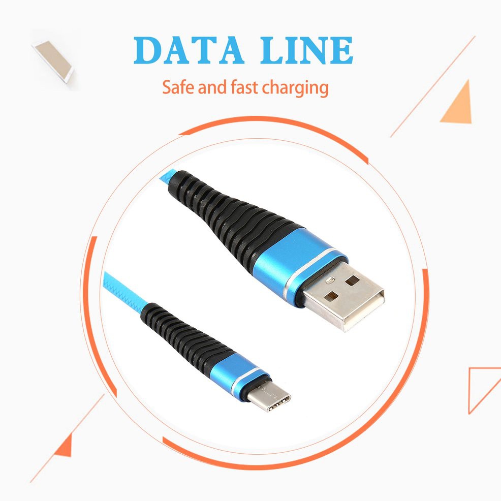 Dây Cáp Sạc / Truyền Dữ Liệu Usb Type C Dạng Lò Xo Xoắn Tiện Dụng