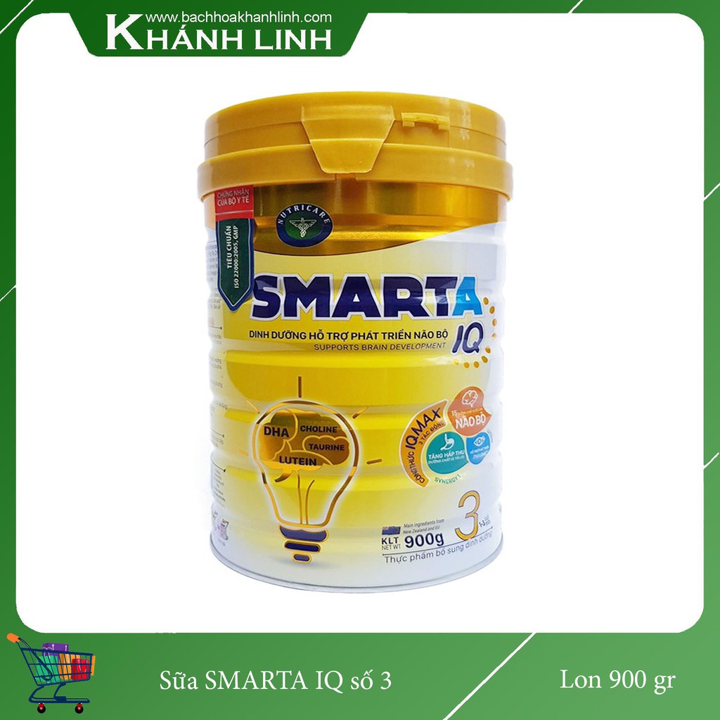 Sữa bột SMÁRTA IQ 3 LON 900g