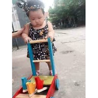 [Trợ giá] Xe Tập Đi Bằng Gỗ Cho Bé (tập đi 3 con chim)