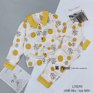 LUALA PIJAMA - bộ lụa dài tay