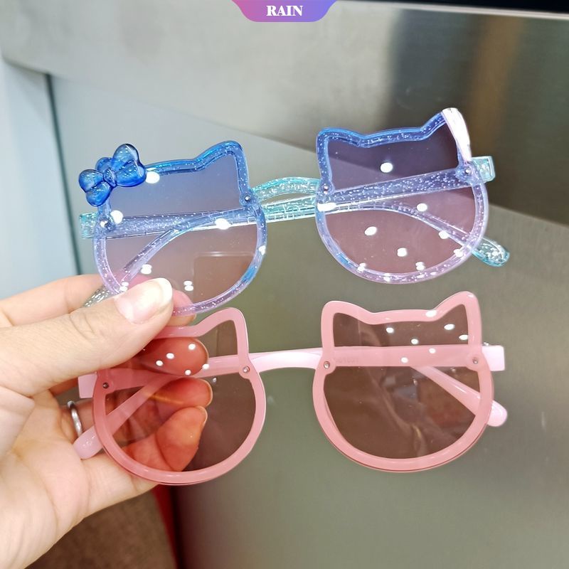 Kính Mát Hello Kitty Chống Tia UV400 Thời Trang Dành Cho Bé Trai Và Bé Gái
