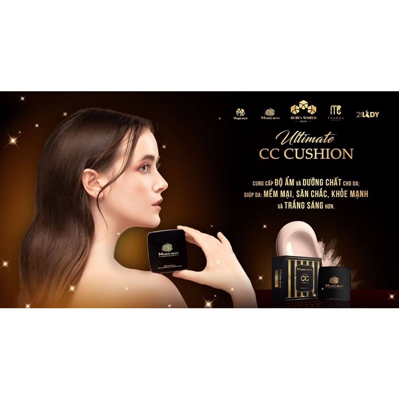 Phấn nước ngọc trai tươi Cc cushion Magicskin | BigBuy360 - bigbuy360.vn