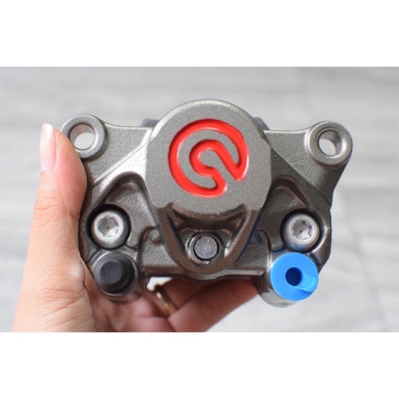 Heo BREMBO logo ĐỎ [ TĂNG KÈM PAS NHÔM CNC ]  gắn nhiều dòng xe vario,click,wave,winner,sonic,satria,raider,ex các đời