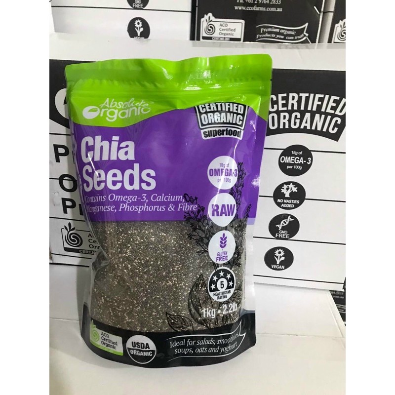 Hạt chia Úc organic chia seed 1kg