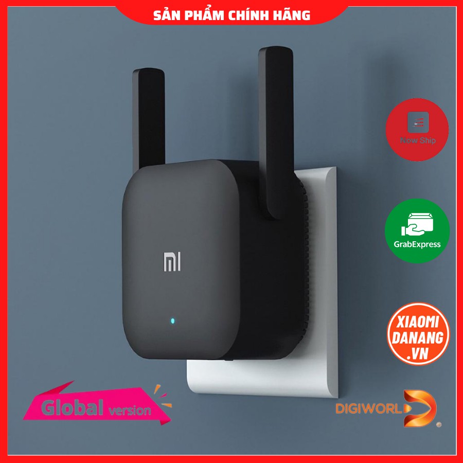 Thiết bị kích sóng Wifi Xiaomi Repeater Pro hàng Digiworld Phân phối